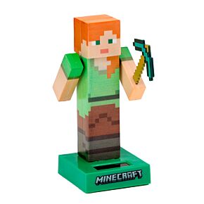 Figurine Solaire - Minecraft Alex 