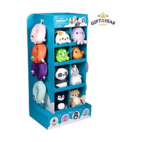 Présentoir Display 8 Compartiments pour les Peluches Swapseazzz 2 en 1 