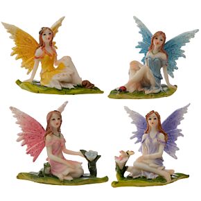 Figurine Fée Faune et Flore - Fleurs de Prairie