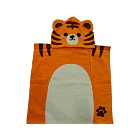 Serviette à capuche pour enfant - Adoramals Alfie le Tigre 