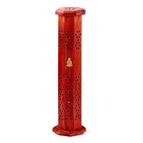 Tour Porte Encens Attrape-cendres en Bois de manguier - Boudha
