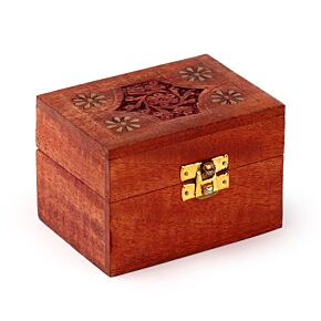 Coffret à huiles essentielles en Bois de Manguier ( 6 flacons ) d2