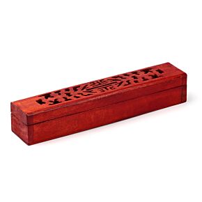 Boîte Porte Encens Attrape-cendres en Bois de manguier sculpté