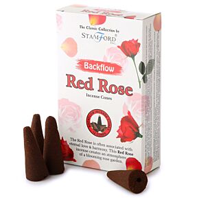 Cônes d'Encens Backflow Stamford - Rose Rouge 37429