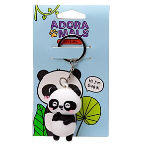 Porte-clés 3D Susu le Panda en PVC - Adoramals 