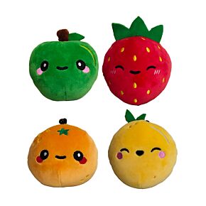 Porte-clés peluché Mini Squidglys - Foodiemals Fruits