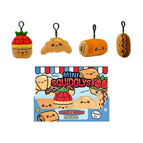 Porte-clés peluché Mini Squidglys - Foodiemals Boulangerie Porte-clés peluché Mini Squidglys - Foodiemals Boulangerie