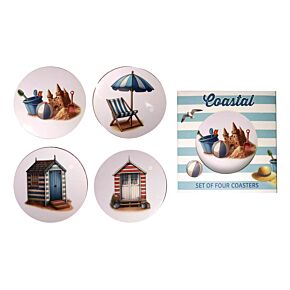 Lot de 4 Dessous de Verre - Coastal Bord de Mer