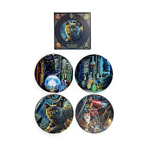 Lot de 4 Dessous de Verre - Lisa Parker Chats Magiques