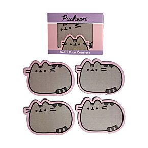 Lot de 4 Dessous de Verre - Pusheen le Chat 