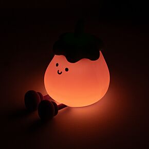 Veilleuse LED & Support Téléphone - Foodiemals Aubergine
