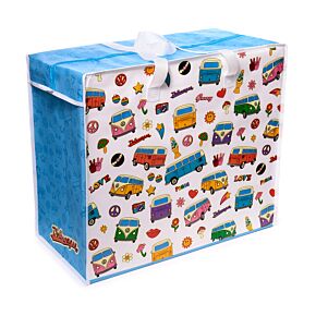 Panier à Linge ou Sac de Rangement à zip - Volkswagen VW T1 Camper Bus Retro 