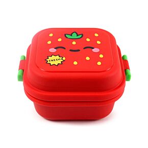 Boite Repas Bento Compartimentée avec couverts - Elidi la Fraise Foodiemals 