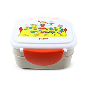 Boite Repas Bento Compartimentée avec couverts - Pippi Longstocking Fifi Brindacier