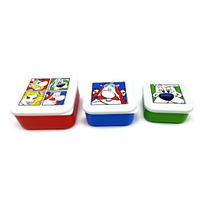 Lot de 3 Boites Repas M/L/XL - Asterix et Compagnie 