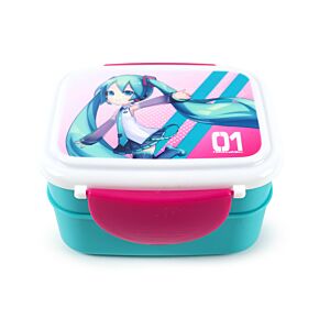 Boite Repas Bento Compartimentée avec couverts - Hatsune Miku