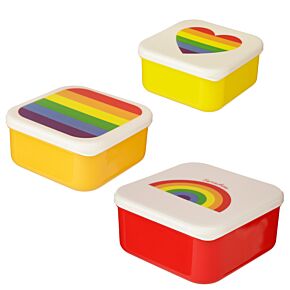 Lot de 3 Boites Repas Somewhere… - Arc-en-ciel