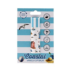 Baume à Lèvres en Stick Papier Vanille - Coastal Bord de Mer