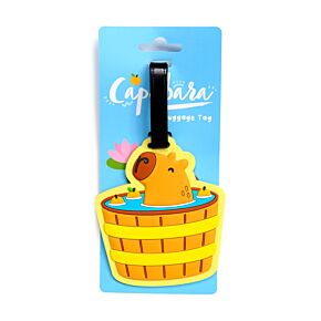 Etiquette de Bagage en PVC - Capybara  