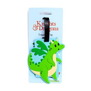 Etiquette de Bagage en PVC - Knights & Dragons Chevaliers et Dragons