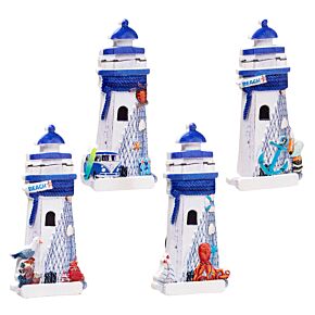 Aimant Souvenir 3D Bord de Mer - Phare Bleu