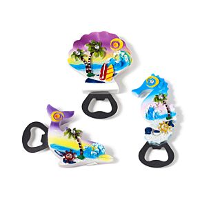 Décapsuleur Magnétique Scene Marine- Souvenir Bord de Mer