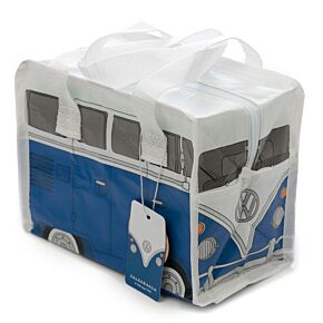 Petit Sac Repas (sans Mousse EPE) Volkswagen - Van Bus Combi VW T1 Bleu