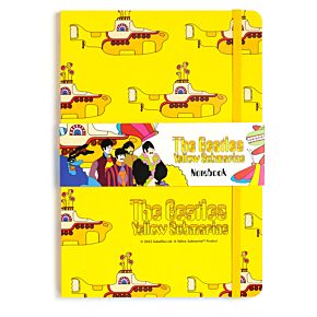 Bloc-notes A5 en papier recyclé - The Beatles Yellow Submarine