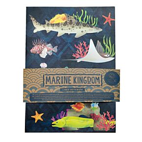 Bloc-notes A5 en papier recyclé - Marine Kingdom