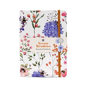 Bloc-notes A5 en papier recyclé - Nectar Meadows 