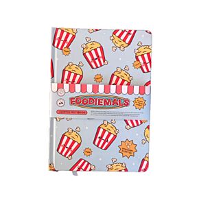 Bloc-notes A5 parfumé en papier recyclé - Foodiemals Popcorn Bloc-notes A5 parfumé en papier recyclé - Foodiemals Popcorn