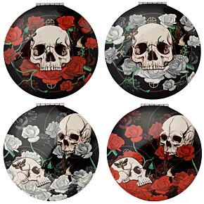 Miroir Skulls and Roses - Crâne