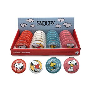 Miroir de Poche - Peanuts Snoopy & Woodstock 