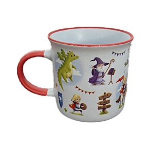Mug en Porcelaine fine Bordure - Chevaliers & Dragons