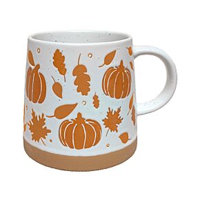 Mug en grès - Motif Citrouilles 