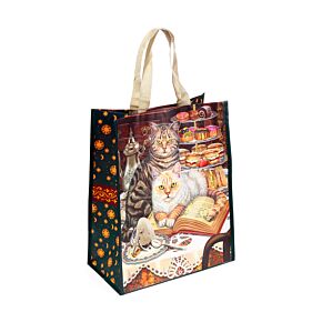Sac de Courses Lisa Parker - Chats Salon de Thé Sac de Courses Lisa Parker - Chats Salon de Thé