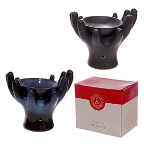Brûle Parfum Céramique Mains Ouvertes