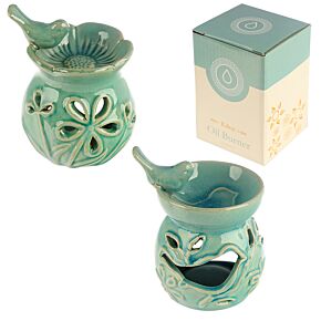 Brûleur à Huile - Oiseau Bain de Fleur