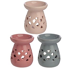 Brûleur à Huile et Fondant de Cire - Treillis Pastels