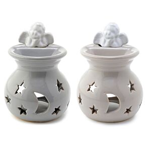 Brûleur à Huile et Fondant de Cire - Lune et Etoiles