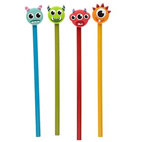 Crayon à Embout Décoratif PVC Monstarz - Monstre