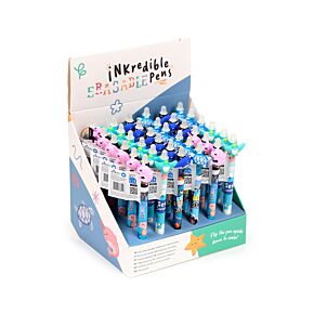 Stylo à Encre Effaçable Embout PVC Sealife - Animaux Marins