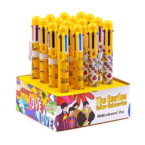 Stylo Multi-couleur (6 Couleurs) -The Beatles Yellow Submarine