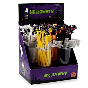 Stylo Mine Fine Halloween Party - Chauve-souris, Citrouille, Fantôme, Lune