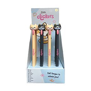 Stylo Chien langue à tirer - Adoramals Chien cLickers 