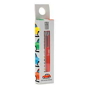 Lot de 2 Stylos Fiat 500 - Voiture Rétro