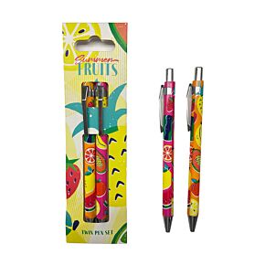 Lot de 2 Stylos - Summer Fruits 
