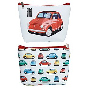 Porte-monnaie PVC Fiat 500 - Voiture Rétro