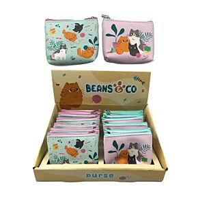 Porte-Monnaie PVC - Beans & Co Chats 