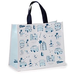 Sac de Courses en Plastique Recyclé rPET Volkswagen - VW T1 Camper Bus Explore